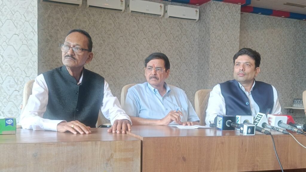 UPCA Media Manager - Mr. Mohammad Faheem, Hony. Secretary - Shri Prem Manohar Gupta & Hony. Treasurer - Shri Sachin Anand Shukla